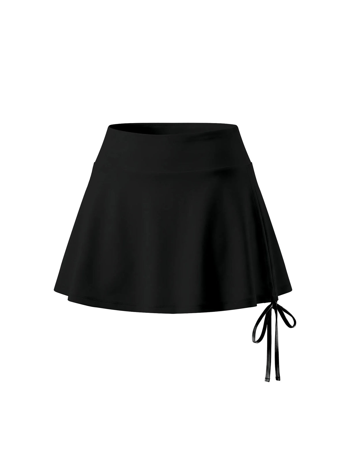 Drawstring A-Line Yoga Skort