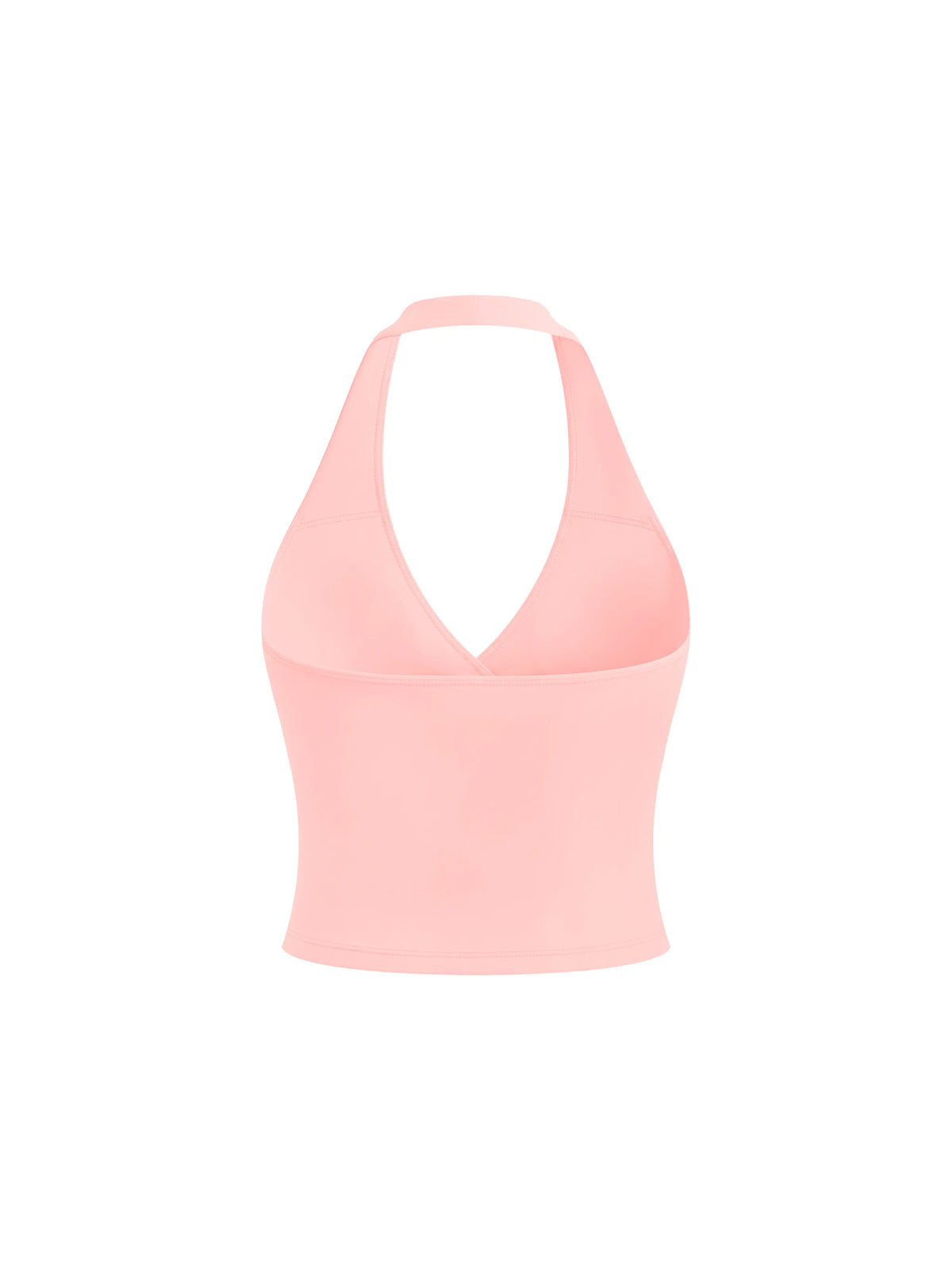Ruched Halter Yoga Tank Top